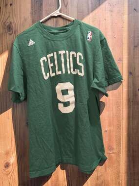 Adidas Rajon Rondo Boston Celtics NBA Number 9 Player T-Shirt